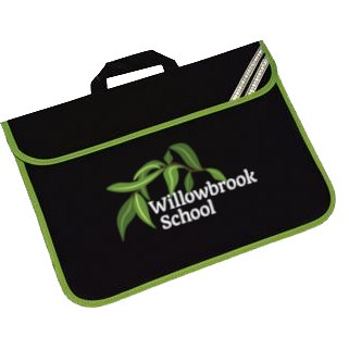 Willowbrook Printed Bookbags - Hi Viz Willowbrook Printed Bookbags - Hi Viz