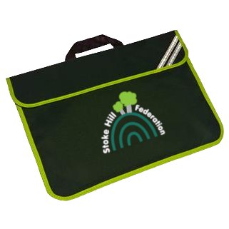 Stoke Hill Printed Bookbag - Hi Viz Stoke Hill Printed Bookbag - Hi Viz