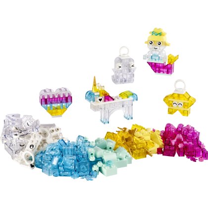 LEGO® Classic Magical Transparent Box, Colourful Building Bricks Toy 11040 LEGO® Classic Magical Transparent Box, Colourful Building Bricks Toy 11040