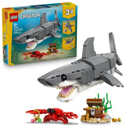 Fierce Shark with a Treasure Chest Fierce Shark with a Treasure Chest