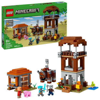 The Pillager Outpost and Ravager The Pillager Outpost and Ravager