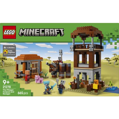 The Pillager Outpost and Ravager The Pillager Outpost and Ravager
