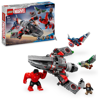 Captain America vs. Red Hulk Battle