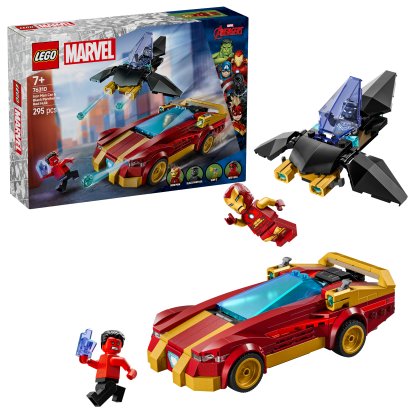 Iron Man Car & Black Panther vs. Red Hulk Iron Man Car & Black Panther vs. Red Hulk