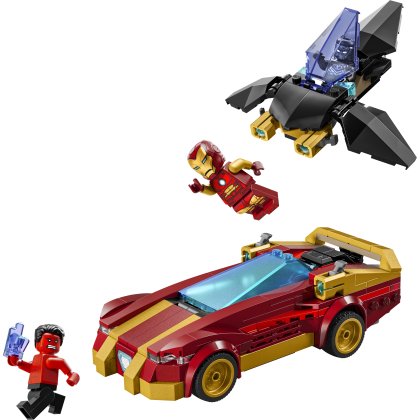 Iron Man Car & Black Panther vs. Red Hulk Iron Man Car & Black Panther vs. Red Hulk