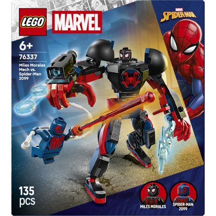 Miles Morales Mech vs. Spider-Man 2099