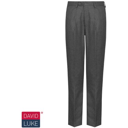 David Luke Half Elastic Waist Boys Trouser - DL943 David Luke Half Elastic Waist Boys Trouser - DL943
