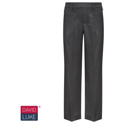David Luke Elastic Back Slim Fit School Trouser David Luke Elastic Back Slim Fit School Trouser
