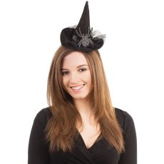 Diamante Witch Hat On Headband