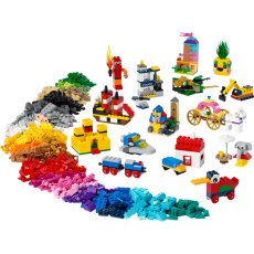 LEGO® Classic 90 Years of Play 11021 Building Kit with 15 Toys for Kids (1,100 Pieces)