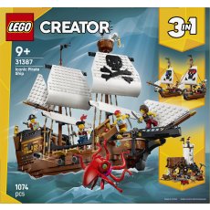 LEGO® Creator 3 in 1 Iconic Pirate Ship Toy 31387