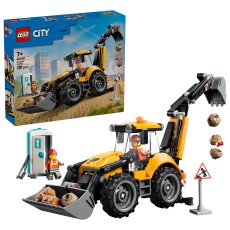 LEGO® City Yellow Backhoe Loader - Construction Toy 60480 LEGO® City Yellow Backhoe Loader - Construction Toy 60480