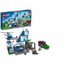 City Police Station Bin Lorry & Helicopter City Police Station Bin Lorry & Helicopter
