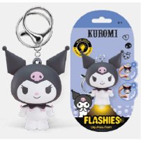 3D Keychain With Led Flashlight Kuromi 3D Keychain With Led Flashlight Kuromi