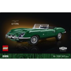 LEGO Icons Jaguar E-Type - Classic Sports Car Model 11381