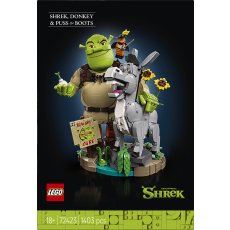 LEGO Shrek: Shrek, Donkey & Puss in Boots Figure Kit 72423 LEGO Shrek: Shrek, Donkey & Puss in Boots Figure Kit 72423