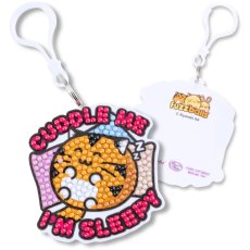 Crystal Art Bag Charm - Cuddle Me I'm Sleepy