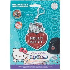 Crystal Art Bag Charm - Hello Kitty