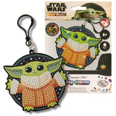 Crystal Art Bag Charm - Grogu