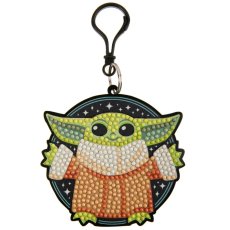 Crystal Art Bag Charm - Grogu