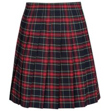 Senior Stitch Down Pleat Tartan Skirt Senior Stitch Down Pleat Tartan Skirt