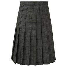 Check Stitched Down Knife Pleat Skirt Check Stitched Down Knife Pleat Skirt