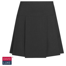 Drop Waist Pleated Skirt