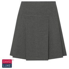 Drop Waist Pleated Skirt
