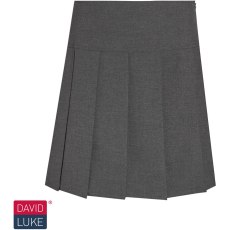 Drop Waist Knife Pleat Skirt