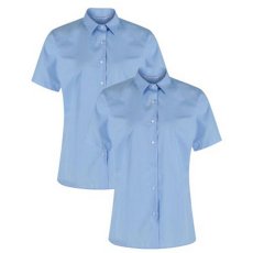 Short Sleeve Non Iron Blouse BTN Twin Pack from Trutex