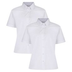 Short Sleeve Non Iron Blouse BTN Twin Pack from Trutex