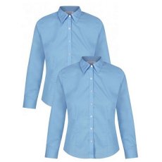 Long Sleeve Fitted Blouse Twin Pack from Trutex Long Sleeve Fitted Blouse Twin Pack from Trutex