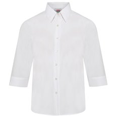 3/4 Sleeve Fitted Non Iron Blouse from David Luke 3/4 Sleeve Fitted Non Iron Blouse from David Luke