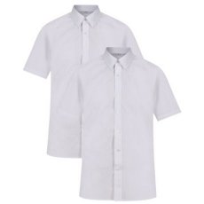 Short Sleeve Slim Fit Shirt Twin Pack from Trutex