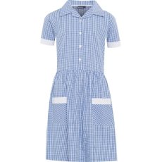 Gingham Button Front School Summer Dress (Ayr) Gingham Button Front School Summer Dress (Ayr)