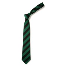 Black/Green Striped School Tie Black/Green Striped School Tie