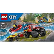 4x4 Fire Truck with Rescue Boat