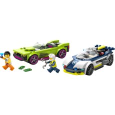 Police Car and Muscle Car Chase Police Car and Muscle Car Chase