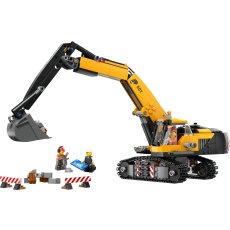 Yellow Construction Excavator Yellow Construction Excavator