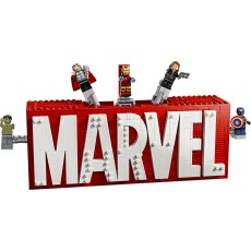 MARVEL Logo & Minifigures MARVEL Logo & Minifigures