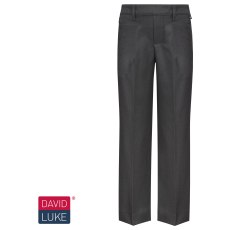 David Luke Elastic Back Slim Fit School Trouser