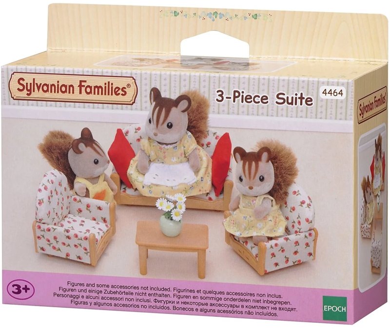sylvanian families set van 3 meubels 4464