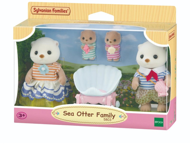 sylvanian families familie zeeotter 5803