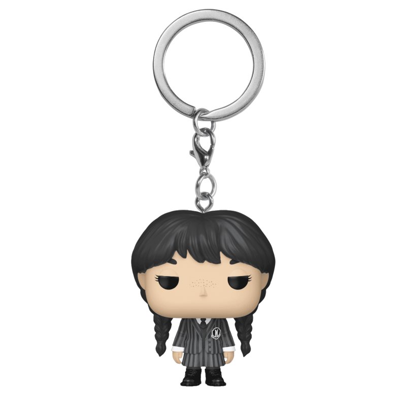 81863 Wednesday WednesdayAddams POCKET POP KEYCHAIN GLAM WEB