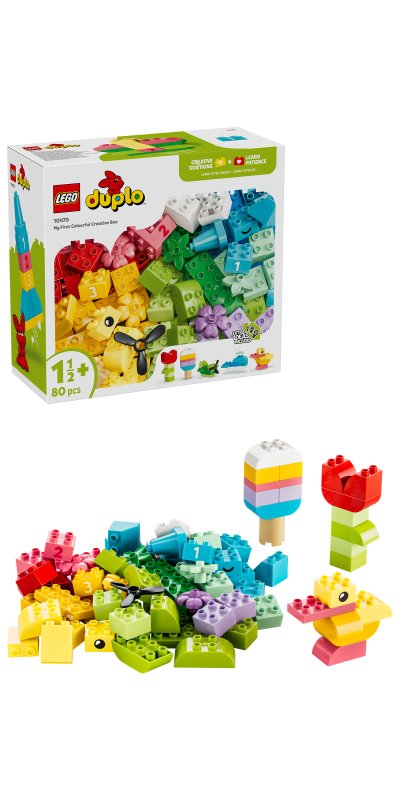 LEGO® DUPLO® Classic Colourful Creative Box Focus Toy 10479 LEGO® DUPLO® Classic Colourful Creative Box Focus Toy 10479