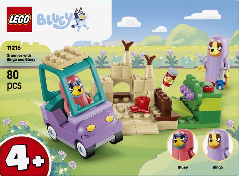LEGO® Bluey Grannies with Bingo and Bluey Building Toy 11216 LEGO® Bluey Grannies with Bingo and Bluey Building Toy 11216