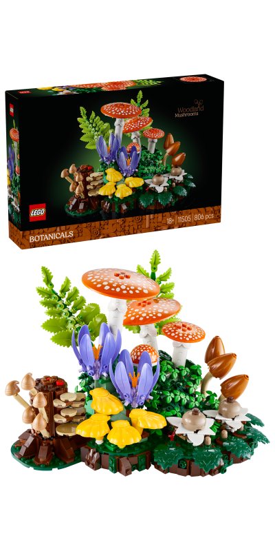 LEGO® Botanicals Woodland Mushrooms Building Set 11505 LEGO® Botanicals Woodland Mushrooms Building Set 11505