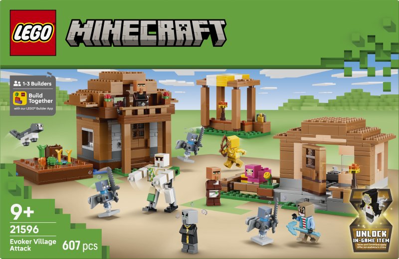 LEGO® Minecraft® Evoker Village Attack Toy Playset 21596 LEGO® Minecraft® Evoker Village Attack Toy Playset 21596