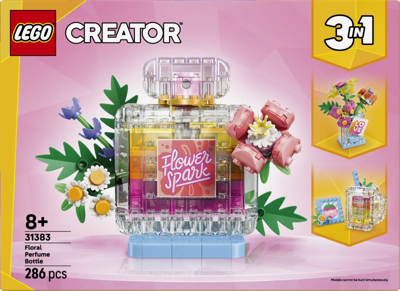 LEGO® Creator 3 in 1 Floral Decor Perfume Bottle 31383 LEGO® Creator 3 in 1 Floral Decor Perfume Bottle 31383
