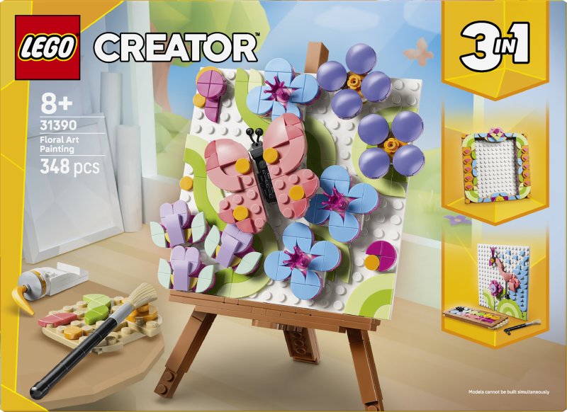 LEGO® Creator 3 in 1 Floral Art Decor Painting 31390 LEGO® Creator 3 in 1 Floral Art Decor Painting 31390